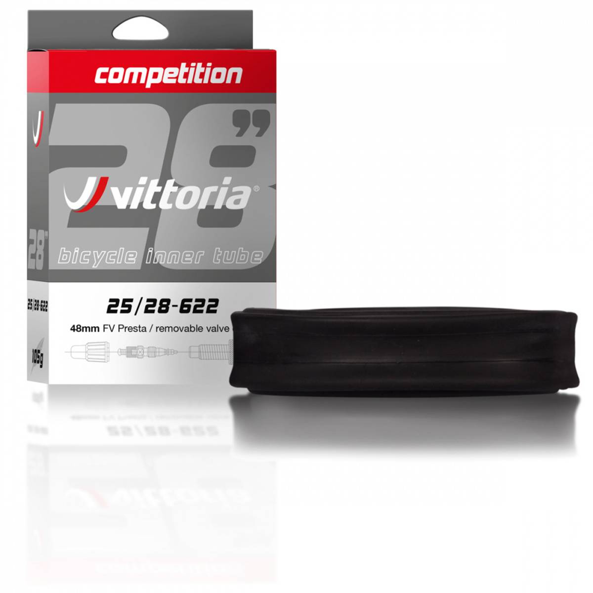 Vittoria Competition Butyl 25/28-622mm Presta Slange