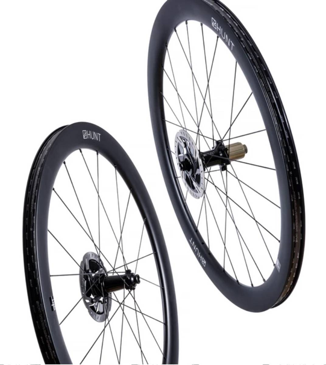 Hunt 50 Carbon Aero Disc Clincher Landevei Hjulsett