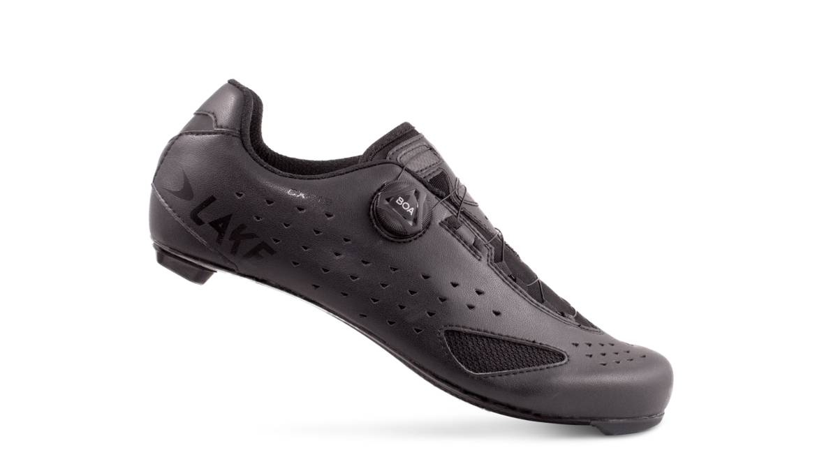 Lake CX219 Wide Svart Sykkelsko