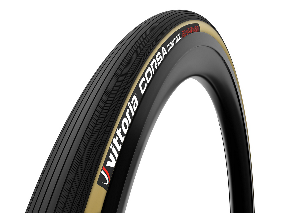 Vittoria Corsa Control Svart/Brun Tubulardekk