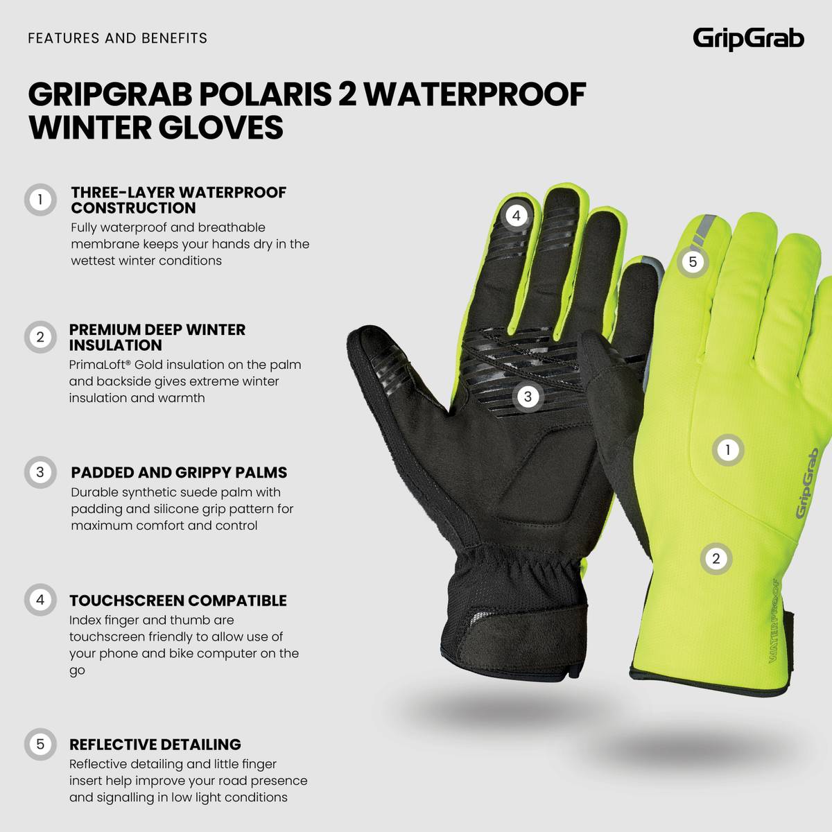 GripGrab Polaris 2 Hansker