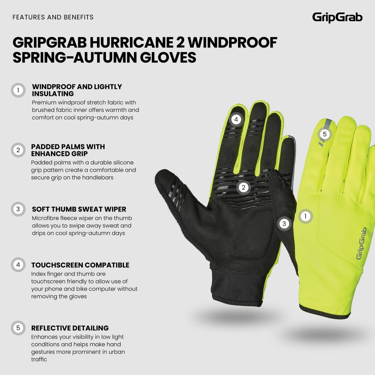 GripGrab Hurricane 2 Hansker