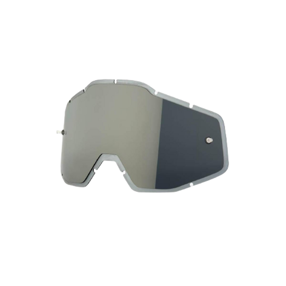 100% Racecraft/Accuri/Strata Silver Mirror/Smoke Linse